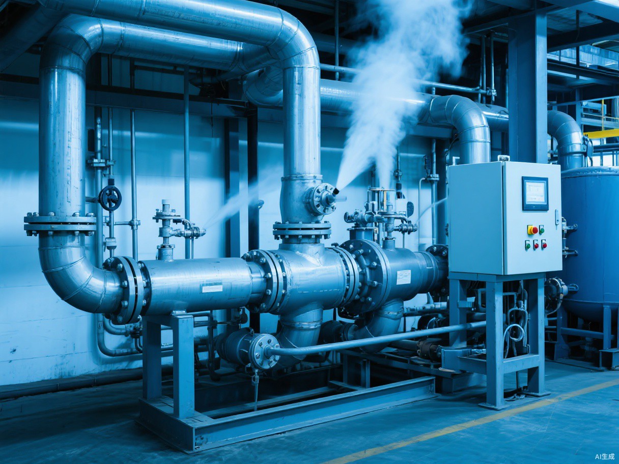Industrial Pressure Reducing Valve with pneumatic actuator and flanged ends